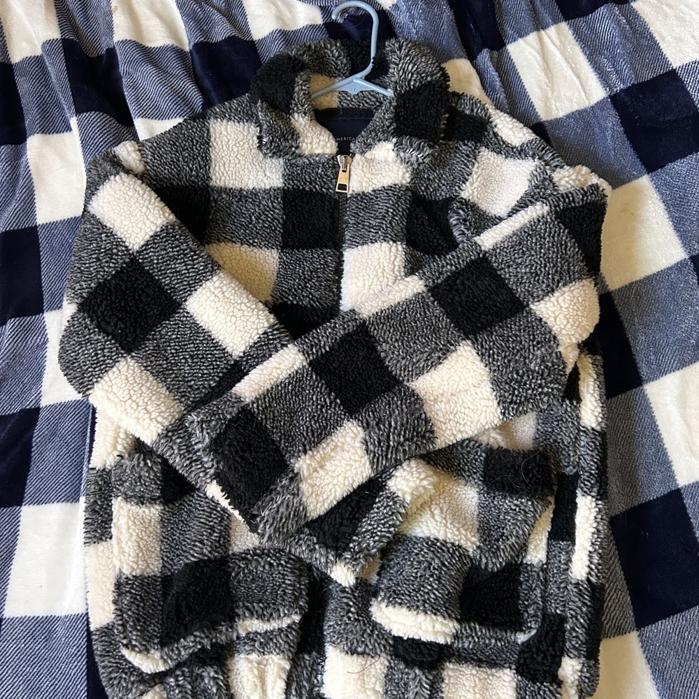 American Eagle Checkered Jacket - image 2